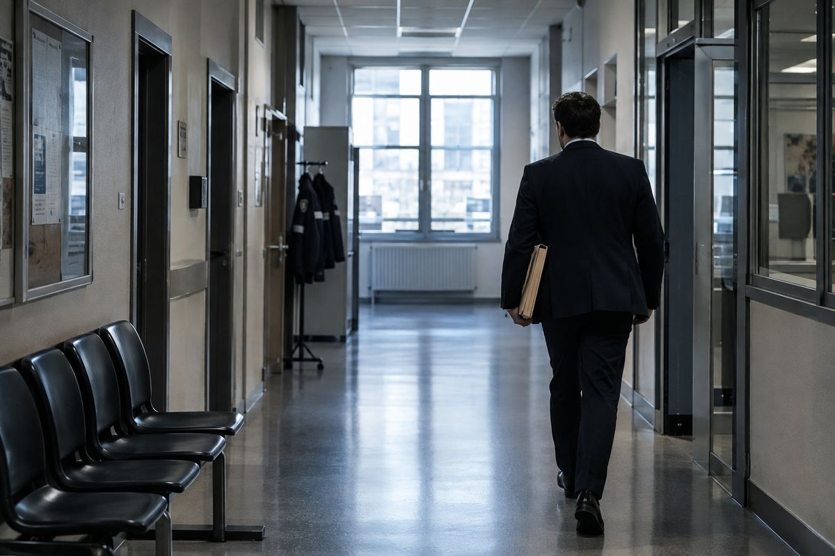 Avocat pénaliste dans un commissariat — assistance lors d'une retenue de mineur